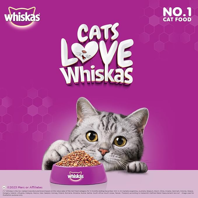Whiskas Adult (+1 year) Dry Food, Ocean Fish Flavour, 7kg